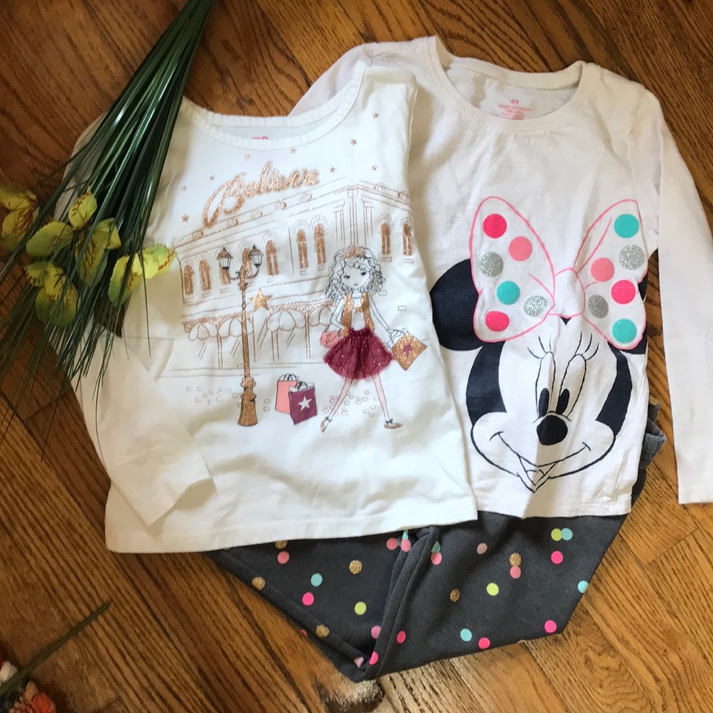 2 long sleeve and pants bundle